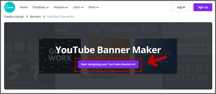 Start designing your YouTube channel