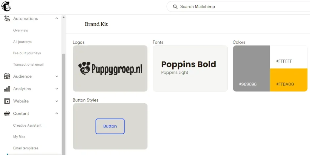 mailchimp brand kit