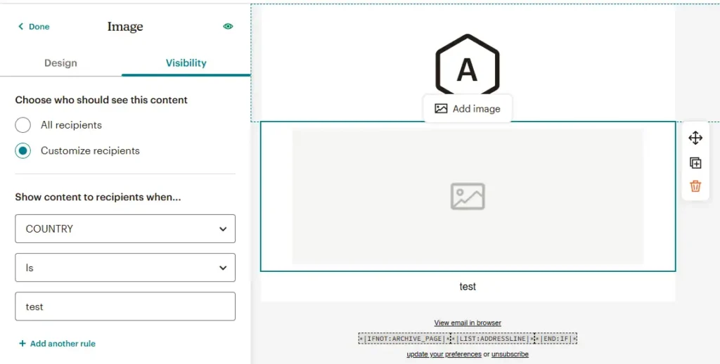 mailchimp dynamic content