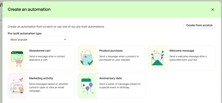 Brevo automation templates