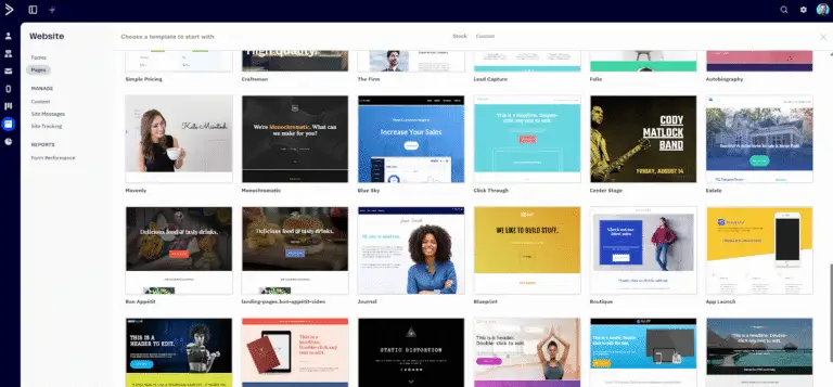 activecampaign landing page templates